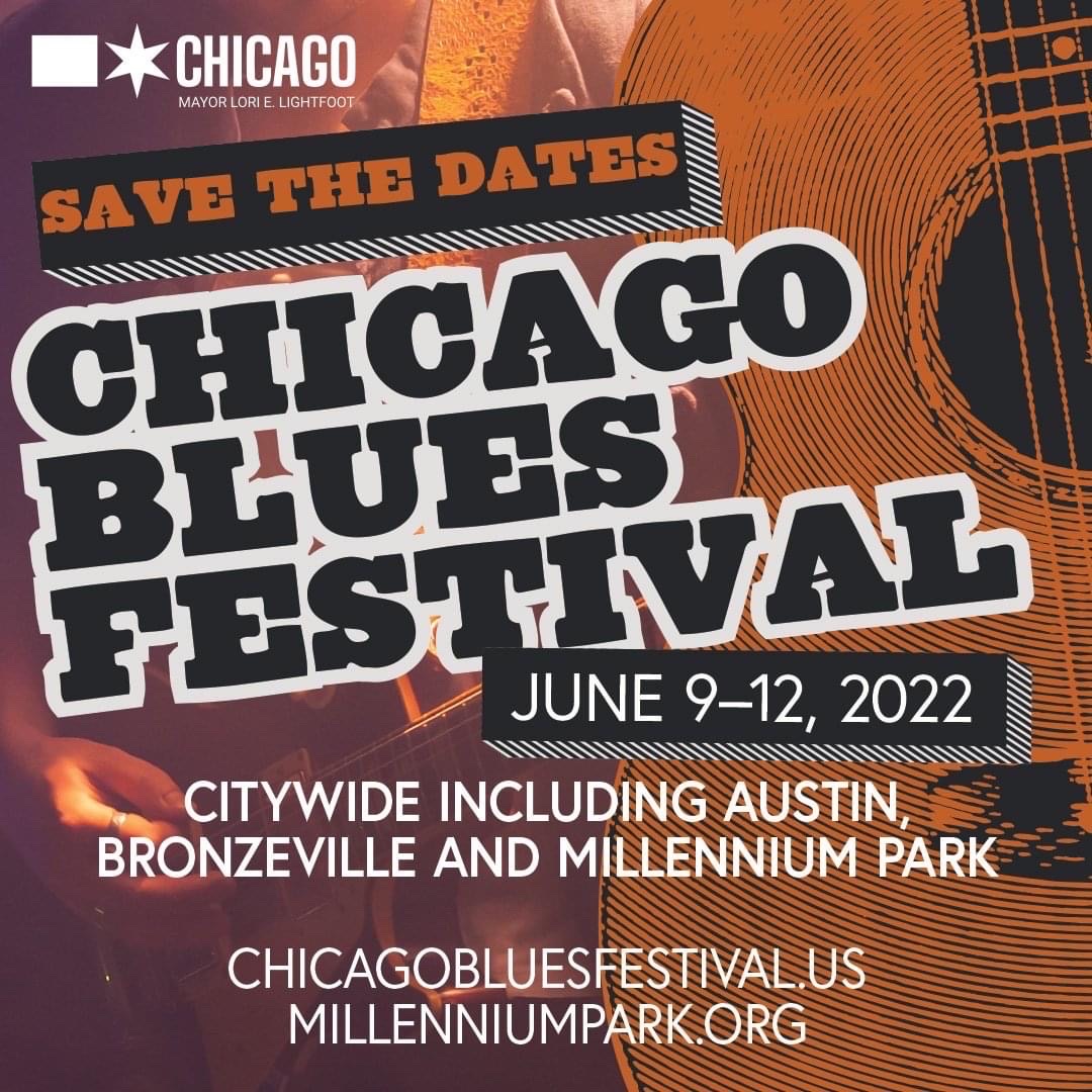 Chicago Blues Festival 2022 poster